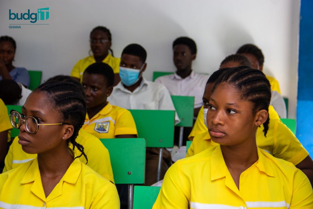 Segment of the students listening to the presentation