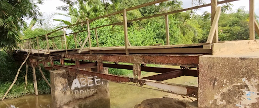 A Footbridge Hanging By a Thread