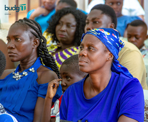 A woman at BudgIT Ghana community engagement