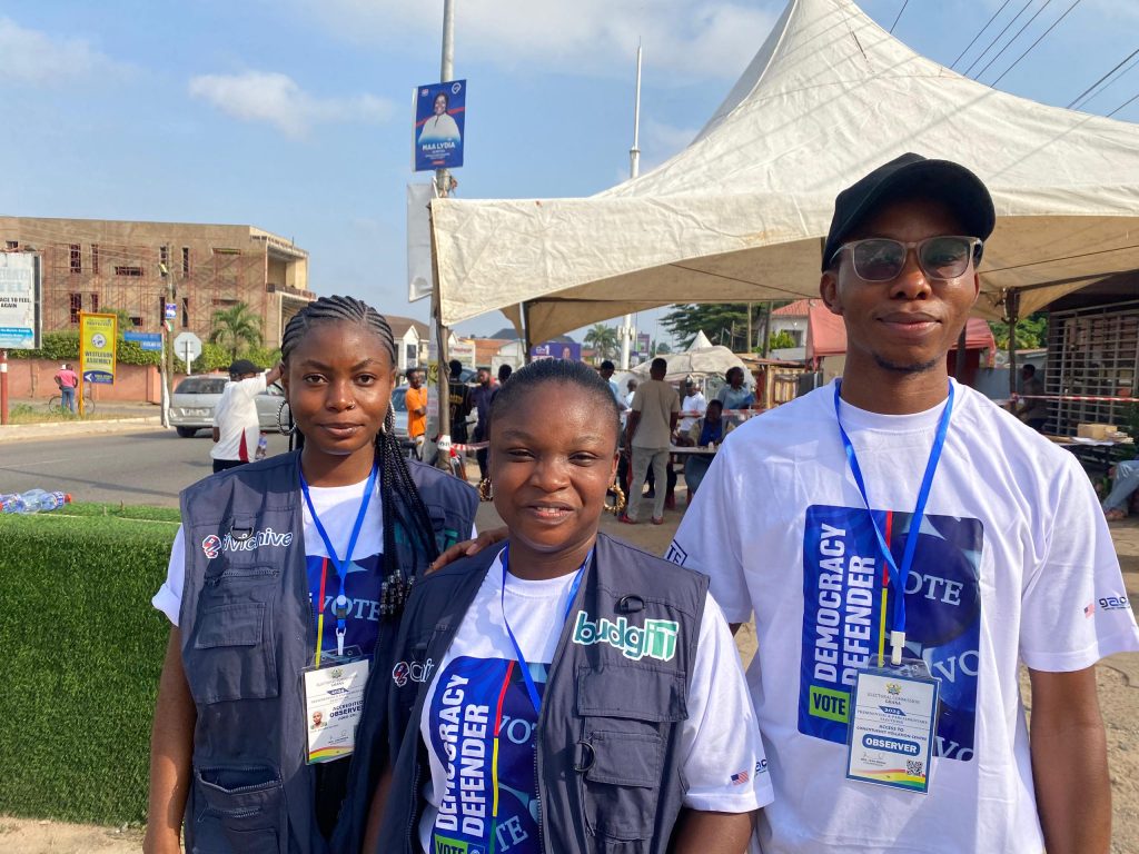 BudgIT Ghana and Civic Hive Staff monitoring Ghana's 2024 General Elections