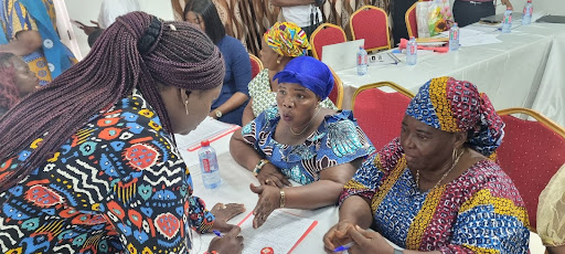 Participants in the workshop being engaged by a SWIT Facilitator